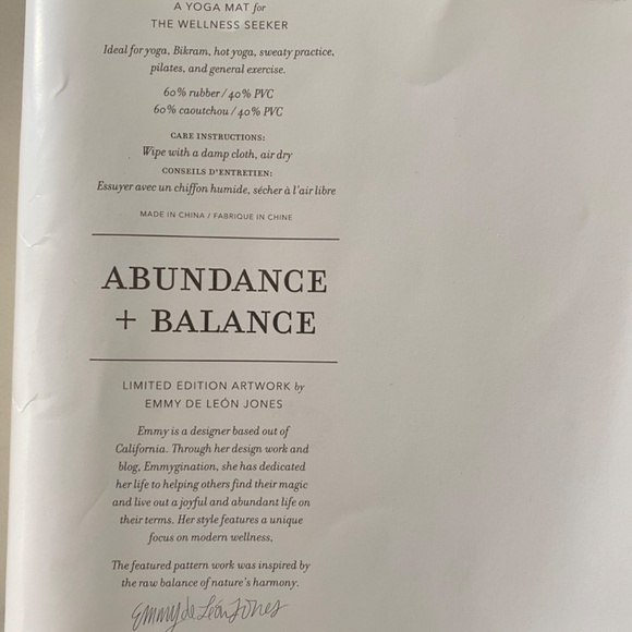 Anthropologie Live Mindfully Travel Yoga Mat - Picture 5 of 6